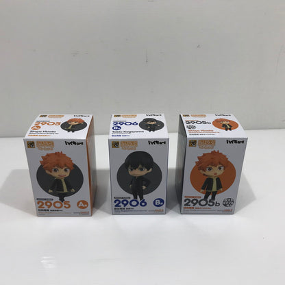 【中古美品】 グッスマくじ ハイキュー!! A賞 B賞 ラストスマイル賞 ねんどろいど べーしっく日向翔陽 制服笑顔Ver. 影山飛雄 制服Ver. 日向翔陽 制服オドロキVer. 3体セット 未開封 051-260628-ti-11-tag 万代Net店