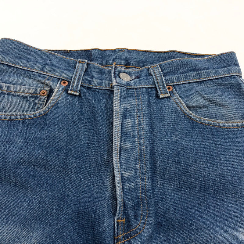 【中古品】【メンズ】 LEVI'S リーバイス SMALL-E BUTTON FLY 80S 501XX DENIM PANTS 501-0000 刻印522 89年製 スモールe ボタンフライ デニムパンツ ボトムス 157-260423-hn-01-fur サイズ：W30 L34 カラー：インディゴ 万代Net店