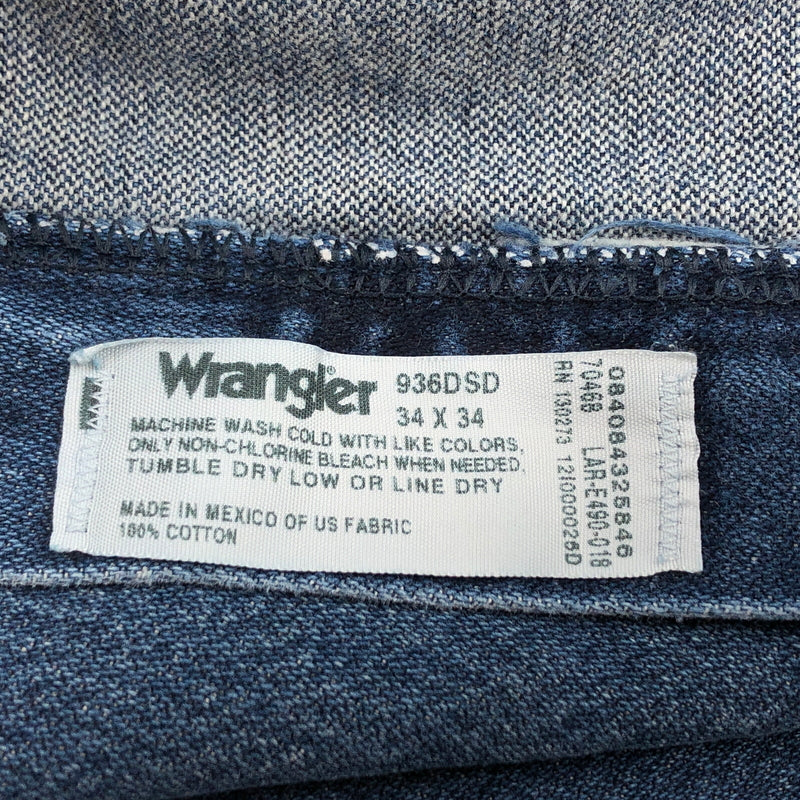 【現状渡し品】【メンズ】 WRANGLER ラングラー 90S DENIM PANTS 936DSD デニムパンツ ボトムス 157-260712-hn-04-fur サイズ：34×34 カラー：インディゴ 万代Net店