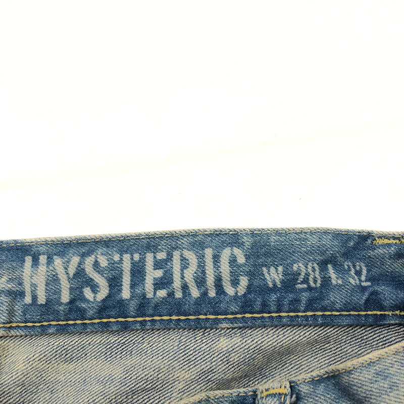 【中古品】【メンズ】 HYSTERIC GLAMOUR ヒステリックグラマー TAPERED DENIM 0261AP09 BPR加工 テーパードデニム デニムパンツ ボトムス 151-261005-hn-04-fur サイズ：28 カラー：インディゴ 万代Net店