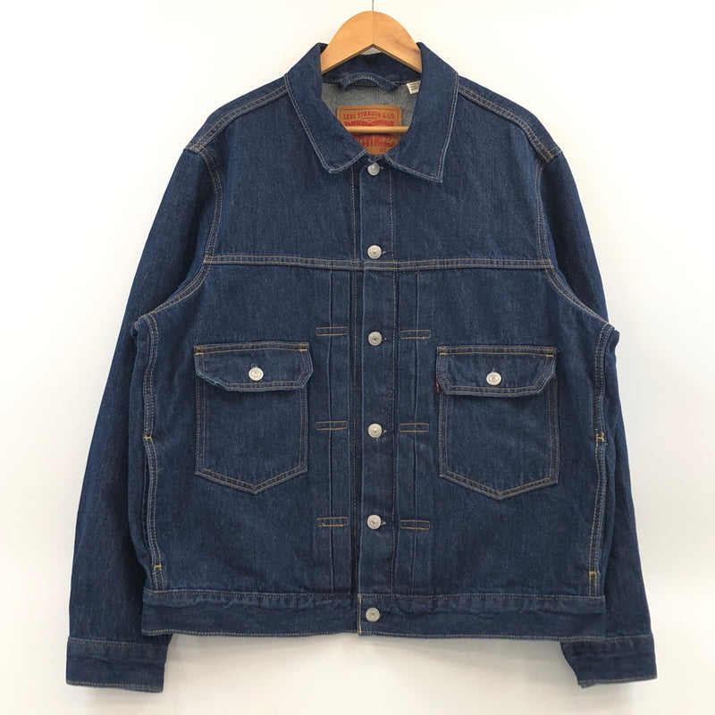 【中古品】【メンズ】 LEVI'S リーバイス RELAXED 2ND DENIM JACKET A7632-0000 リラックス セカンド デニムジャケット アウター 147-261005-hn-05-fur サイズ：L カラー：インディゴ 万代Net店