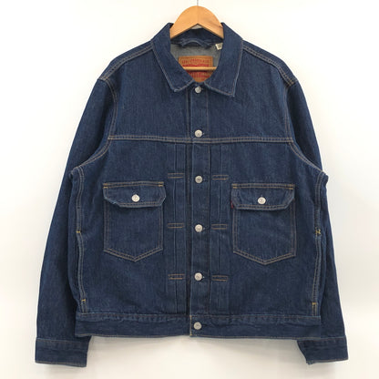 【中古品】【メンズ】 LEVI'S リーバイス RELAXED 2ND DENIM JACKET A7632-0000 リラックス セカンド デニムジャケット アウター 147-261005-hn-05-fur サイズ：L カラー：インディゴ 万代Net店