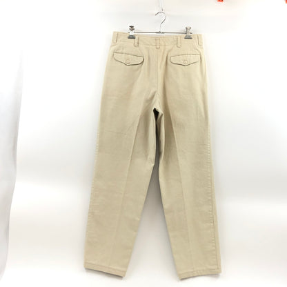 【中古品】【メンズ】 BILL KAISERMAN ビル・カイザーマン TUCK COTTON PANTS タックコットンパンツ ボトムス 157-260712-hn-05-fur サイズ：46 カラー：ベージュ系 万代Net店