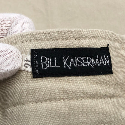 【中古品】【メンズ】 BILL KAISERMAN ビル・カイザーマン TUCK COTTON PANTS タックコットンパンツ ボトムス 157-260712-hn-05-fur サイズ：46 カラー：ベージュ系 万代Net店