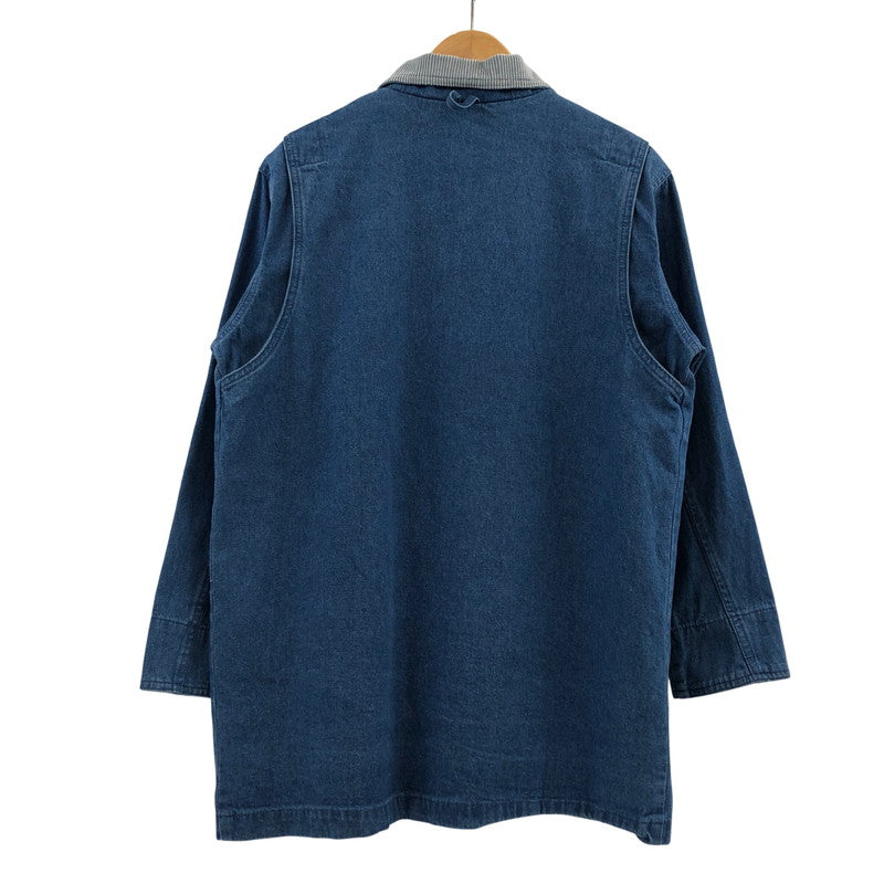 【中古品】【メンズ】 LAND'S END ランズエンド DENIM COVERALL デニムカバーオール ジャケット アウター 146-260423-hn-02-fur サイズ：L カラー：インディゴ 万代Net店