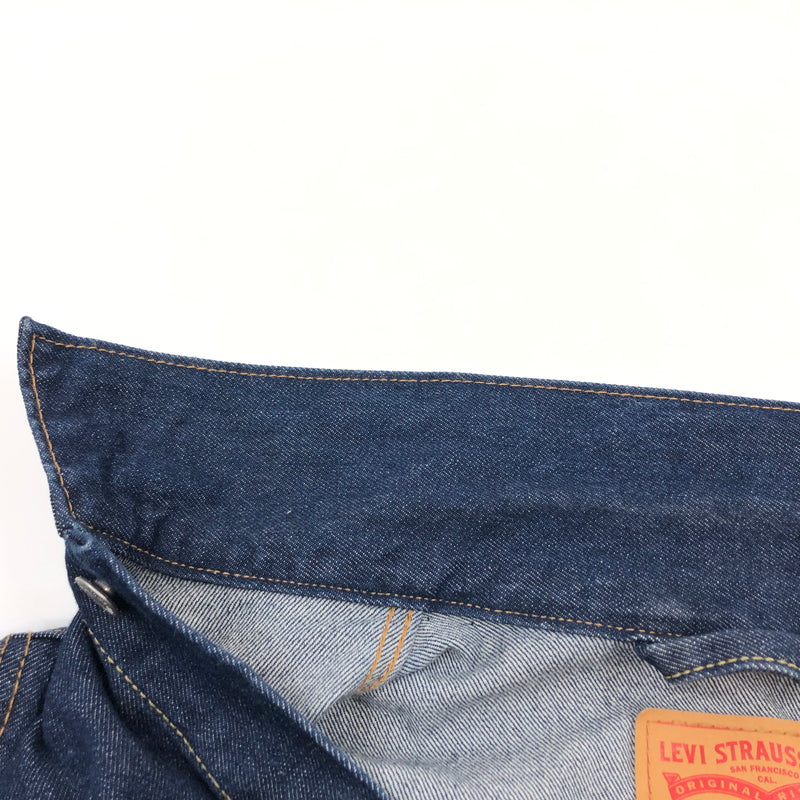 【中古品】【メンズ】 LEVI'S リーバイス RELAXED 2ND DENIM JACKET A7632-0000 リラックス セカンド デニムジャケット アウター 147-261005-hn-05-fur サイズ：L カラー：インディゴ 万代Net店