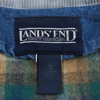 【中古品】【メンズ】 LAND'S END ランズエンド DENIM COVERALL デニムカバーオール ジャケット アウター 146-260423-hn-02-fur サイズ：L カラー：インディゴ 万代Net店