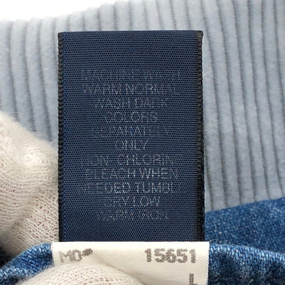 【中古品】【メンズ】 LAND'S END ランズエンド DENIM COVERALL デニムカバーオール ジャケット アウター 146-260423-hn-02-fur サイズ：L カラー：インディゴ 万代Net店