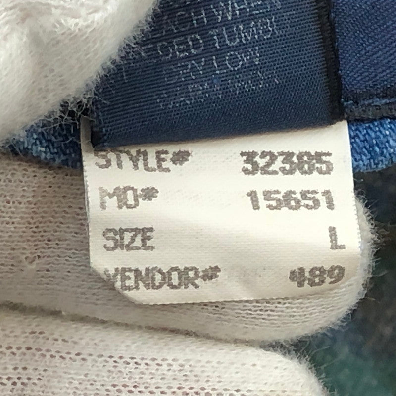 【中古品】【メンズ】 LAND'S END ランズエンド DENIM COVERALL デニムカバーオール ジャケット アウター 146-260423-hn-02-fur サイズ：L カラー：インディゴ 万代Net店