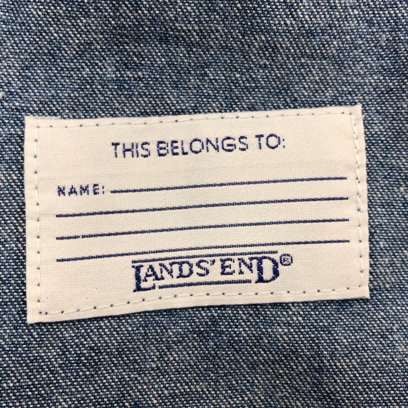 【中古品】【メンズ】 LAND'S END ランズエンド DENIM COVERALL デニムカバーオール ジャケット アウター 146-260423-hn-02-fur サイズ：L カラー：インディゴ 万代Net店
