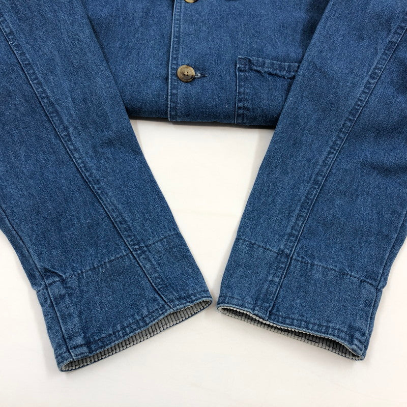 【中古品】【メンズ】 LAND'S END ランズエンド DENIM COVERALL デニムカバーオール ジャケット アウター 146-260423-hn-02-fur サイズ：L カラー：インディゴ 万代Net店