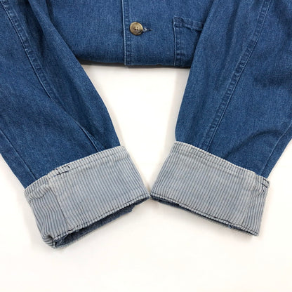 【中古品】【メンズ】 LAND'S END ランズエンド DENIM COVERALL デニムカバーオール ジャケット アウター 146-260423-hn-02-fur サイズ：L カラー：インディゴ 万代Net店