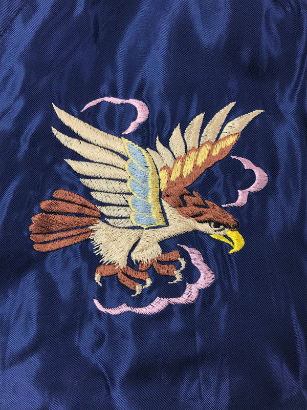 【中古品】【メンズ】 TAILOR 東洋 テーラー 東洋 EAGLE×DRAGON&TIGER SOUVENIR JACKET TT15273 スーベニア ジャケット 145-260325-rt-06-tag サイズ：XL カラー：ブルー/ホワイト 万代Net店