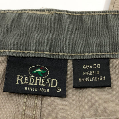【中古品】【メンズ】 RED HEAD レッドヘッド BIG SIZE CARGO PANTS 1-800-227-7776 ビッグサイズ カーゴパンツ ボトムス 157-260712-hn-07-fur サイズ：46×30 カラー：ベージュ系 万代Net店