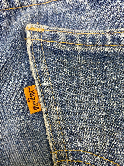 【中古】【メンズ】 Levi's リーバイス オレンジタブ 42TALON ボタン裏16 70’S FLARE DENIM PANT 70年代 フレア デニムパンツ  ボトムス 157-240806-jt-20-min サイズ：サイズ不明 カラー：インディゴ 万代Net店