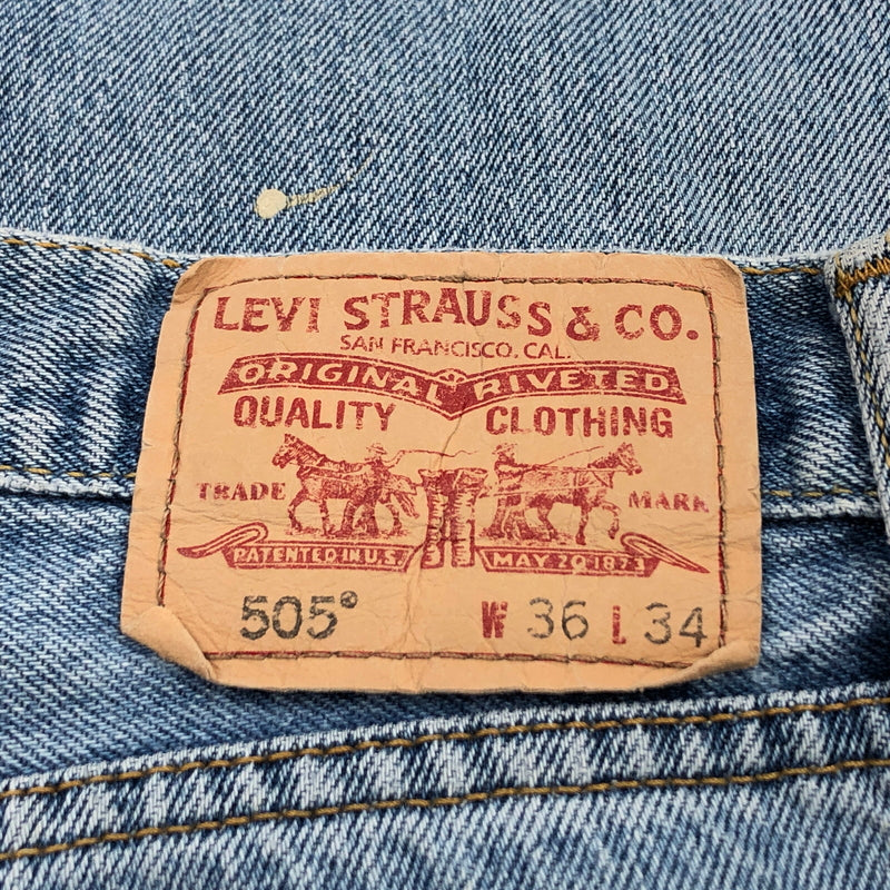 【現状渡し品】【メンズ】 LEVI'S リーバイス 505 STRAIGHT FIT DENIM PANTS 00505-4886 刻印4032 デニムパンツ ボトムス 158-260712-hn-08-fur サイズ：36×34 カラー：インディゴ 万代Net店