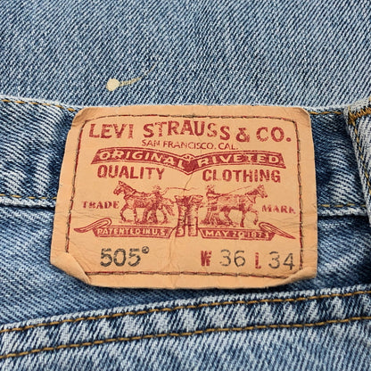 【現状渡し品】【メンズ】 LEVI'S リーバイス 505 STRAIGHT FIT DENIM PANTS 00505-4886 刻印4032 デニムパンツ ボトムス 158-260712-hn-08-fur サイズ：36×34 カラー：インディゴ 万代Net店