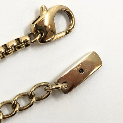 【中古品】【メンズ/レディース】 DIESEL ディーゼル STAINLESS STEEL NECKLASE ステンレススチール ネックレス ペンダント アクセサリー 192-261005-hn-07-fur カラー：ゴールド系 万代Net店