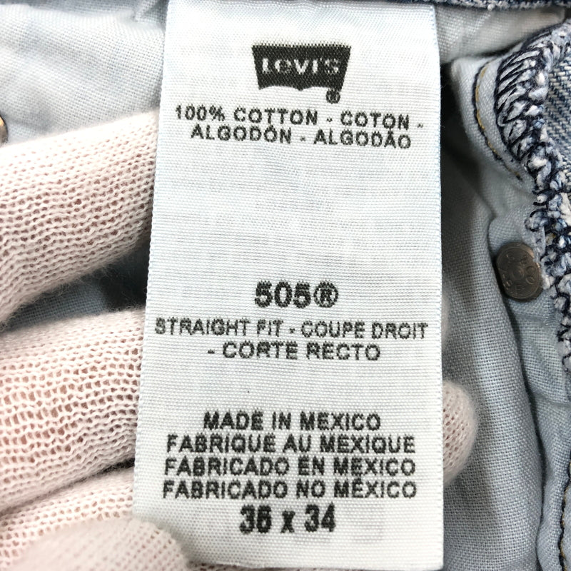 【現状渡し品】【メンズ】 LEVI'S リーバイス 505 STRAIGHT FIT DENIM PANTS 00505-4886 刻印4032 デニムパンツ ボトムス 158-260712-hn-08-fur サイズ：36×34 カラー：インディゴ 万代Net店