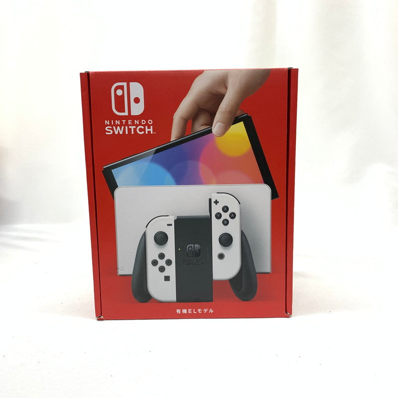 【中古美品】 Nintendo　Switch【有機ELモデル】Joy-Con(L)(R)ホワイト+フェアリーテイル2 [CERO区分_C/ 15歳以上対象] 034-250228-kn-2-oto 万代Net店