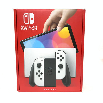 【中古美品】 Nintendo　Switch【有機ELモデル】Joy-Con(L)(R)ホワイト+スーパーマリオパーティジャンボリー [CERO区分_A / 全年齢対象商品] 034-250228-kn-1-oto 万代Net店