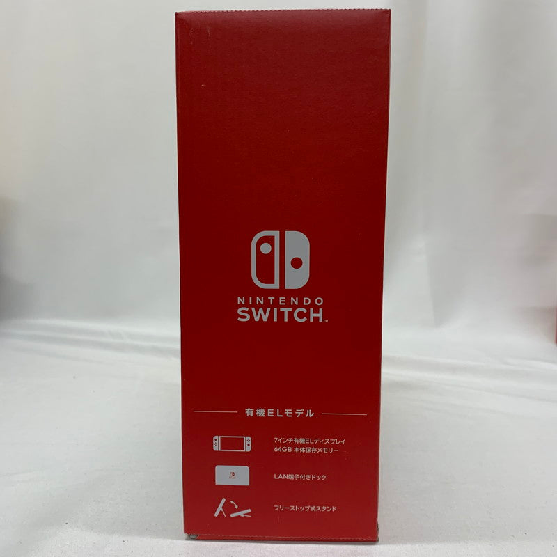 【中古美品】 Nintendo　Switch【有機ELモデル】Joy-Con(L)(R)ホワイト+スーパーマリオパーティジャンボリー [CERO区分_A / 全年齢対象商品] 034-250228-kn-1-oto 万代Net店