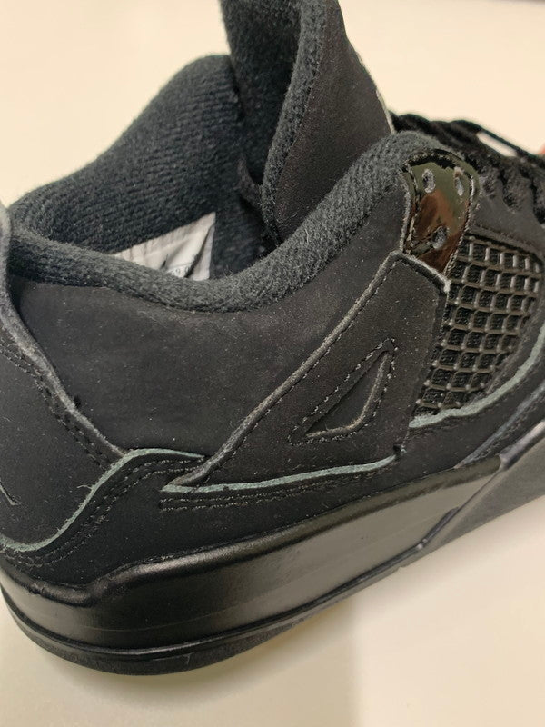 【中古品】【キッズ】 NIKE ナイキ JORDAN 4 RETRO(PS) BQ7669-010 ジョーダン 4 レトロ スニーカー 靴 173-240608-yn-05-min サイズ：20.0cm US1Y カラー：BLACK/BLACK-LT GRAPHITE 万代Net店