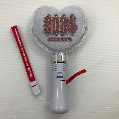 【中古品】 平成フラミンゴ ごめんくだ祭 立体ハート ペンライト 開封済み 動作確認済み 087-260811-ti-02-tag 万代Net店