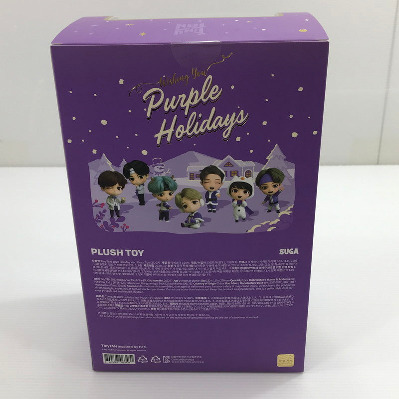 【中古品】 TinyTAN inspired by BTS 2020 HOLIDAY Ver. ぬいぐるみ Jimin SUGA V 3体セット 箱イタミあり 窓破けあり 084-260811-ti-09-tag 万代Net店