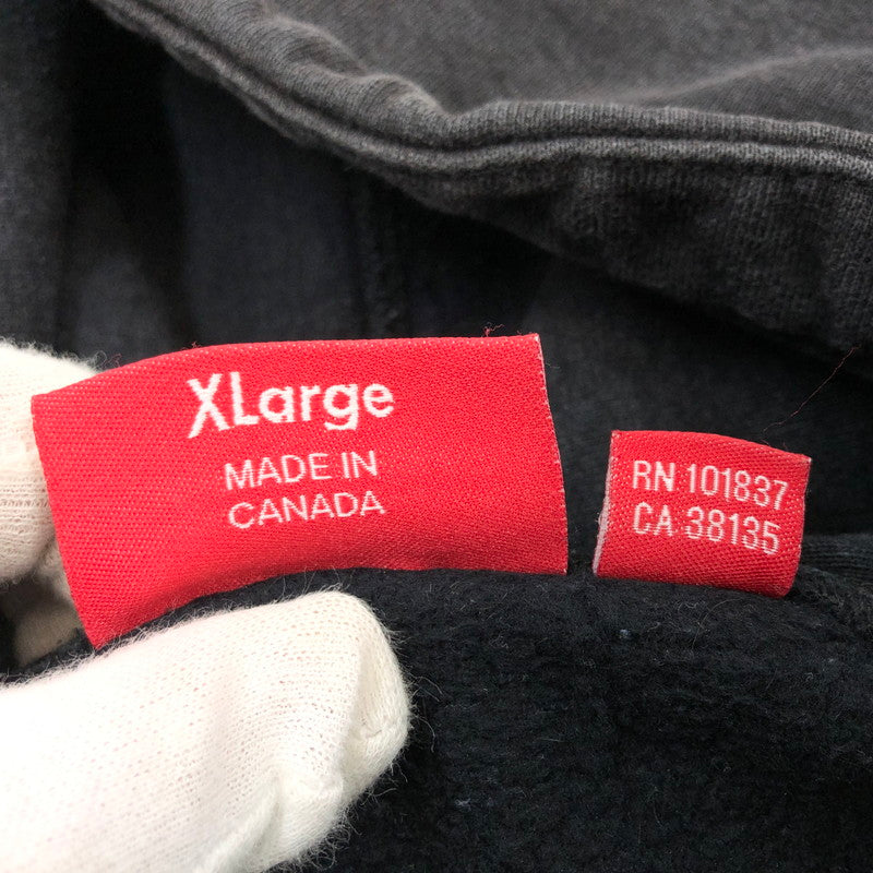 【中古品】【メンズ】 17FW BOX LOGO HOODED SWEATSHIRT ボックス ロゴ フーデッド スウェットシャツ パーカー 長袖 トップス 149-260131-hn-02-fur サイズ：XL カラー：ブラック 万代Net店