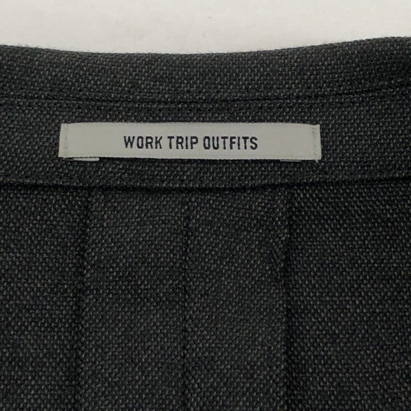 【中古美品】【メンズ】 WORK TRIP OUTFITS ワークトリップ アウトフィッツ GREEN LABEL RELAXING 3122-139-1179 グリーンレーベルリラクシング テーラードジャケット アウター 147-241220-hn-04-fur サイズ：XS カラー：グレー系 万代Net店