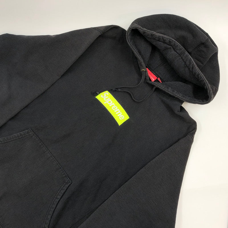【中古品】【メンズ】 17FW BOX LOGO HOODED SWEATSHIRT ボックス ロゴ フーデッド スウェットシャツ パーカー 長袖 トップス 149-260131-hn-02-fur サイズ：XL カラー：ブラック 万代Net店