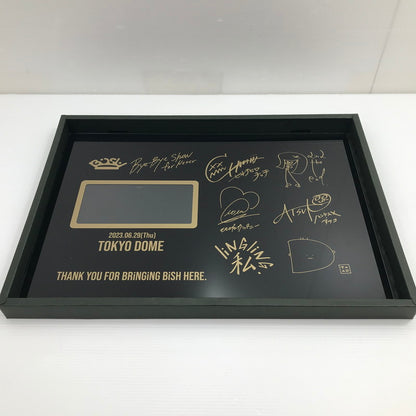 【中古品】 BiSH 東京ドーム 10万チケット特典 ピクチャーチケット用ガラス盾 開封済み 087-260811-ti-10-tag 万代Net店