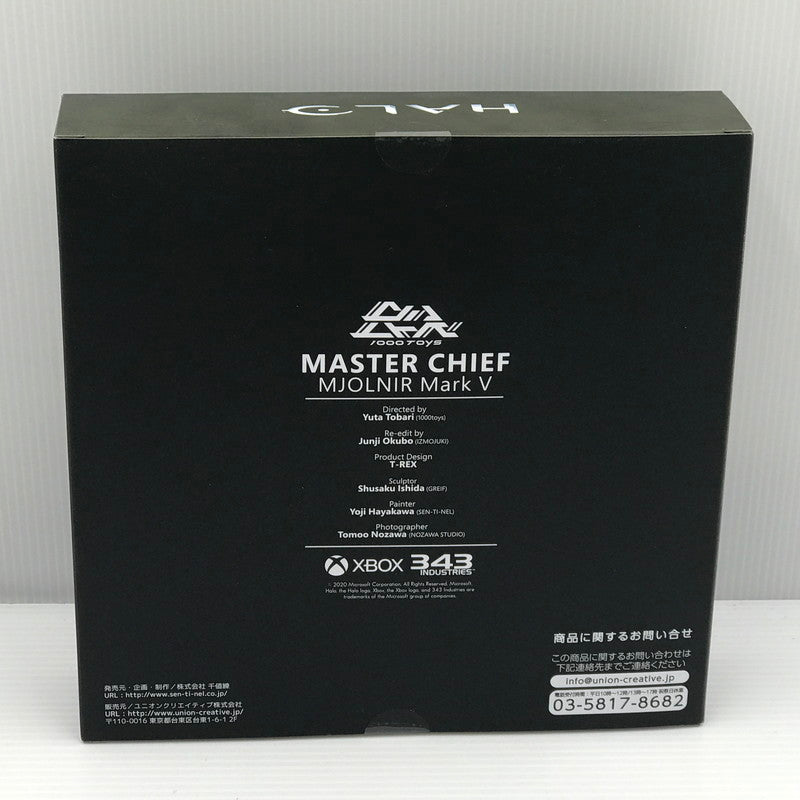 【中古美品】 1000toys HALO 1/12スケール RE：EDIT Master Chief MJOLNIR Mark V アクションフィギュア マスターチーフ ミニョルアーマー 未開封 箱ヤケあり 057-261001-ti-13-tagh 万代Net店