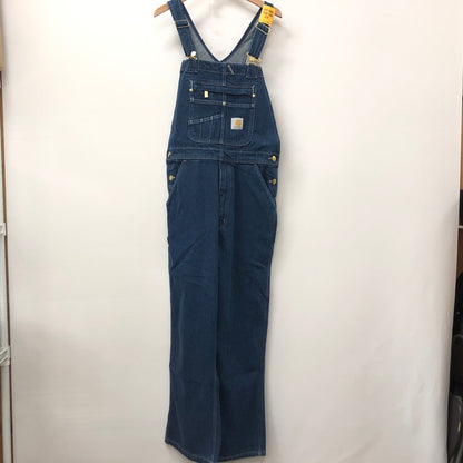 【中古美品】【メンズ】 Carhartt カーハート オーバーオール ウォッシュ加工 ボトムス 145-240312-yo-4-tei サイズ：30×30 カラー：ダークストーン 万代Net店