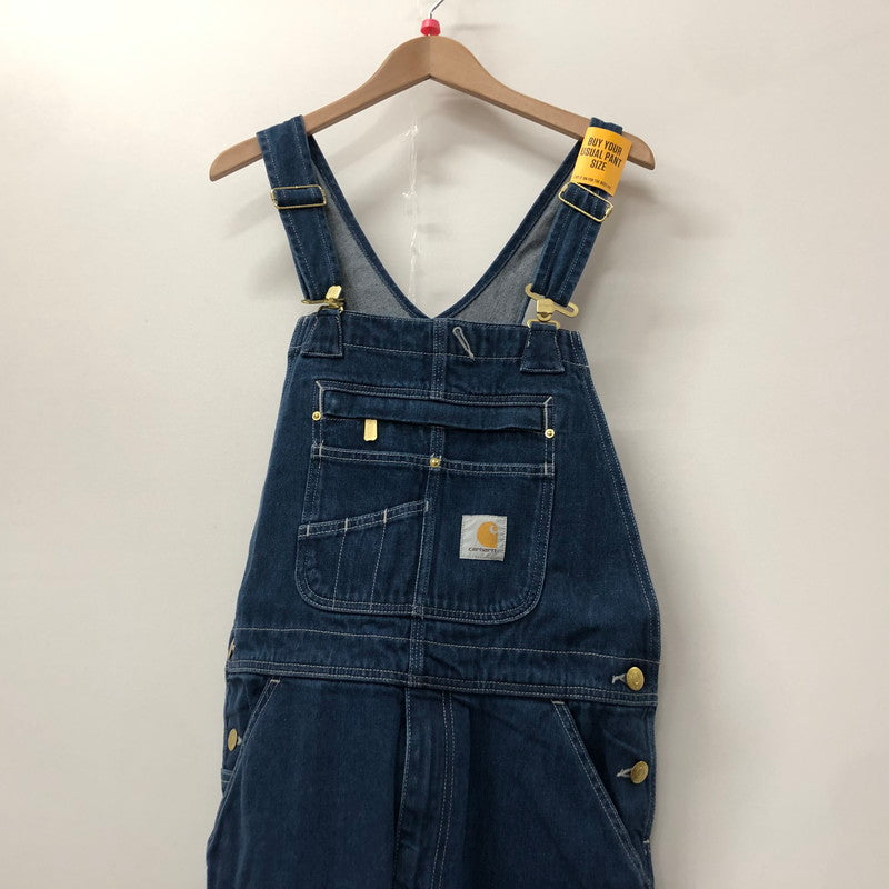 【中古美品】【メンズ】 Carhartt カーハート オーバーオール ウォッシュ加工 ボトムス 145-240312-yo-4-tei サイズ：30×30 カラー：ダークストーン 万代Net店