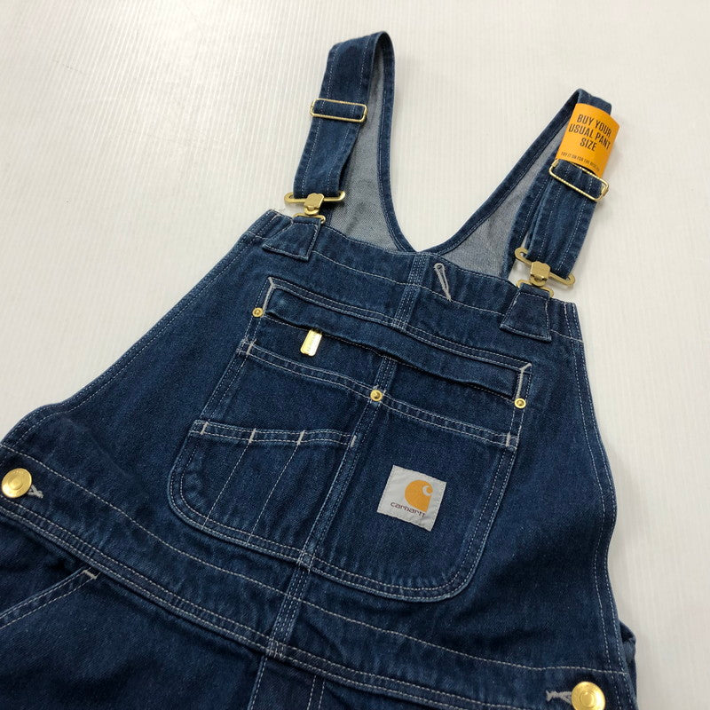 【中古美品】【メンズ】 Carhartt カーハート オーバーオール ウォッシュ加工 ボトムス 145-240312-yo-4-tei サイズ：30×30 カラー：ダークストーン 万代Net店