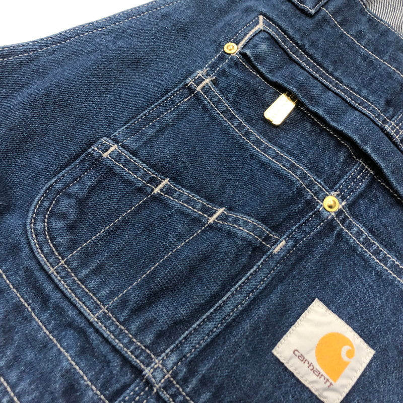 【中古美品】【メンズ】 Carhartt カーハート オーバーオール ウォッシュ加工 ボトムス 145-240312-yo-4-tei サイズ：30×30 カラー：ダークストーン 万代Net店