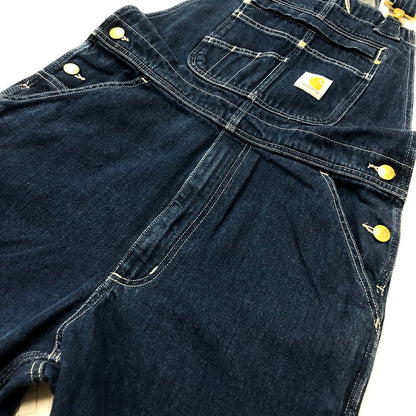 【中古美品】【メンズ】 Carhartt カーハート オーバーオール ウォッシュ加工 ボトムス 145-240312-yo-4-tei サイズ：30×30 カラー：ダークストーン 万代Net店