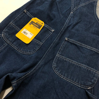 【中古美品】【メンズ】 Carhartt カーハート オーバーオール ウォッシュ加工 ボトムス 145-240312-yo-4-tei サイズ：30×30 カラー：ダークストーン 万代Net店