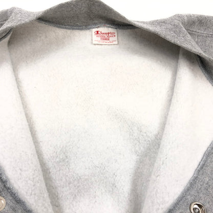 【中古品】【メンズ】 Champion チャンピオン REVERSE WEAVE リバースウィーブ USA製 スナップボタンスウェット カーディガン トップス 148-251119-hn-03-fur サイズ：L カラー：グレー 万代Net店