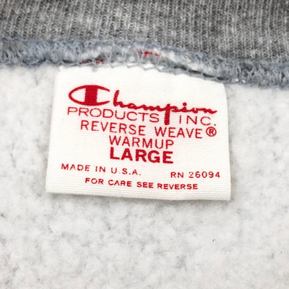 【中古品】【メンズ】 Champion チャンピオン REVERSE WEAVE リバースウィーブ USA製 スナップボタンスウェット カーディガン トップス 148-251119-hn-03-fur サイズ：L カラー：グレー 万代Net店