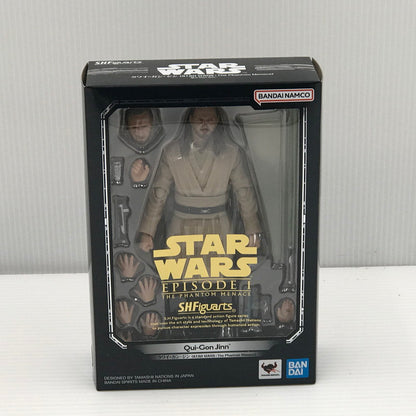 【中古美品】 バンダイスピリッツ S.H.Figuarts クワイ＝ガン・ジン (STAR WARS： The Phantom Menace) 未開封 055-261001-ti-15-tagh 万代Net店
