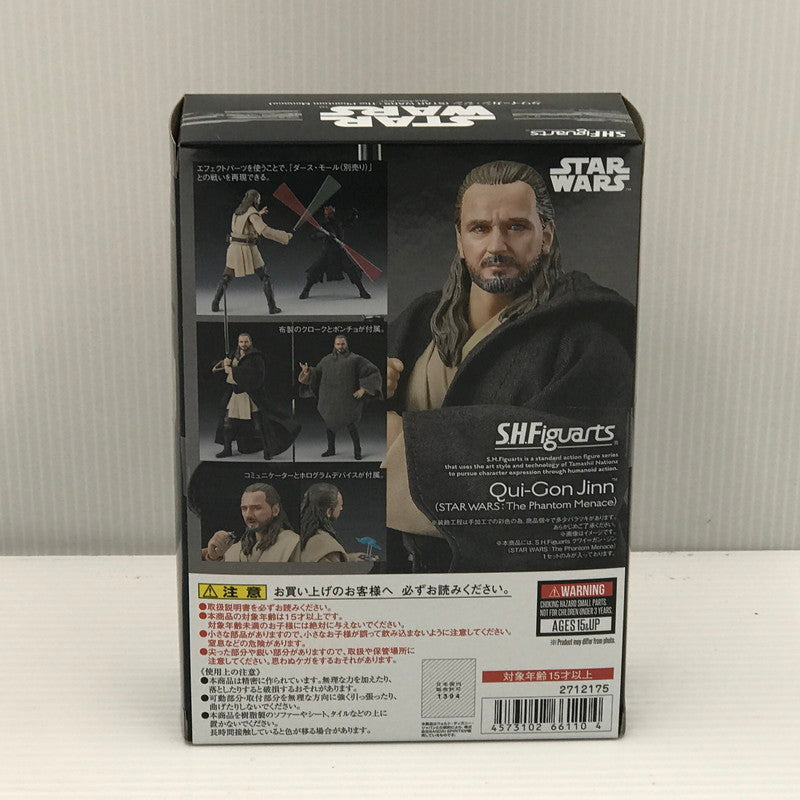 【中古美品】 バンダイスピリッツ S.H.Figuarts クワイ＝ガン・ジン (STAR WARS： The Phantom Menace) 未開封 055-261001-ti-15-tagh 万代Net店