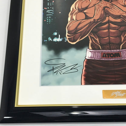 【中古美品】 ケンガンアシュラ 十鬼蛇王馬 複製原画 額装 デジタルサイン入り 052-260629-ti-01-tag 万代Net店