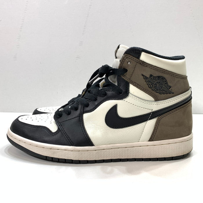 【中古品】【メンズ】 NIKE ナイキ 555088-105 AIR JORDAN 1 HIGH OG "SAIL/DARK MOCHA/BLACK" エアジョーダン 1 スニーカー 160-260208-gm-02-fuz サイズ：27.5cm カラー：ブラウン 万代Net店