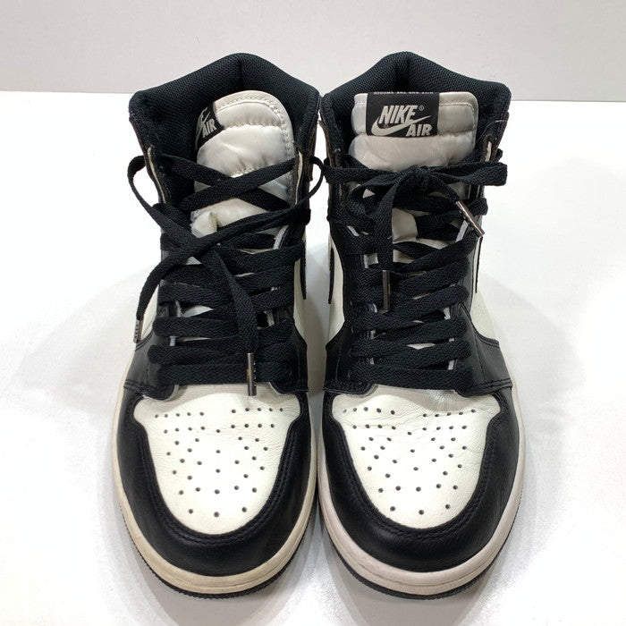 【中古品】【メンズ】 NIKE ナイキ 555088-105 AIR JORDAN 1 HIGH OG "SAIL/DARK MOCHA/BLACK" エアジョーダン 1 スニーカー 160-260208-gm-02-fuz サイズ：27.5cm カラー：ブラウン 万代Net店
