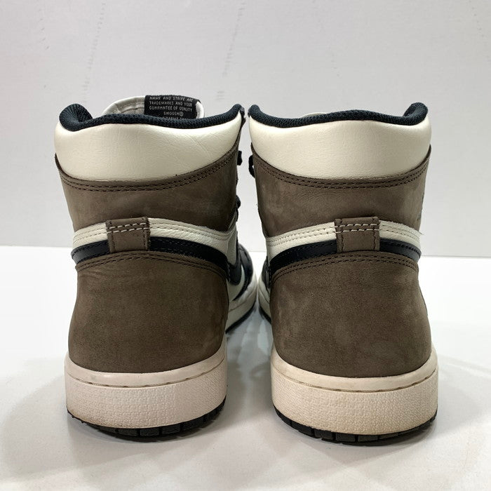 【中古品】【メンズ】 NIKE ナイキ 555088-105 AIR JORDAN 1 HIGH OG "SAIL/DARK MOCHA/BLACK" エアジョーダン 1 スニーカー 160-260208-gm-02-fuz サイズ：27.5cm カラー：ブラウン 万代Net店