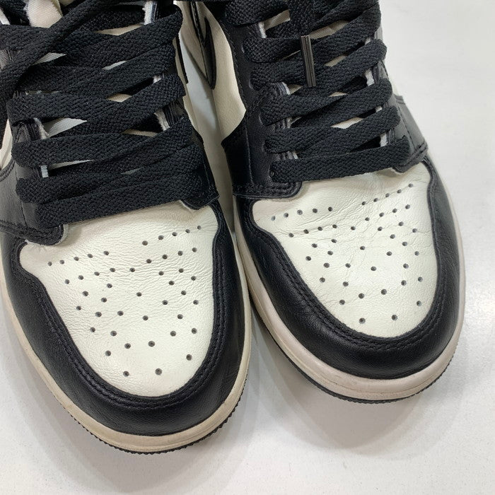 【中古品】【メンズ】 NIKE ナイキ 555088-105 AIR JORDAN 1 HIGH OG "SAIL/DARK MOCHA/BLACK" エアジョーダン 1 スニーカー 160-260208-gm-02-fuz サイズ：27.5cm カラー：ブラウン 万代Net店