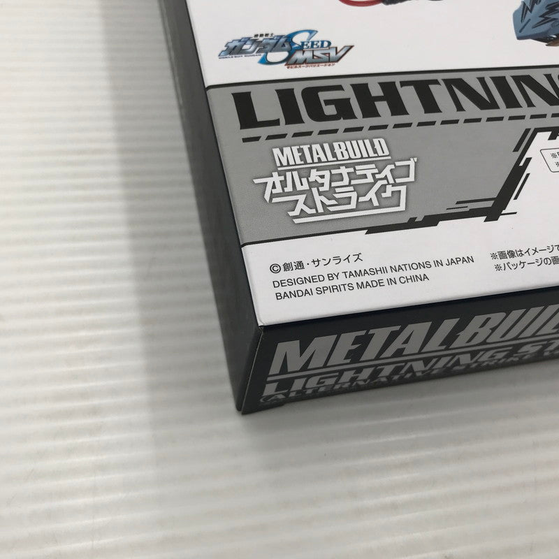 【中古美品】 バンダイスピリッツ METAL BUILD 機動戦士ガンダムSEED ライトニングストライカー（オルタナティブストライク Ver.） 未開封 056-261001-ti-16-tagh 万代Net店